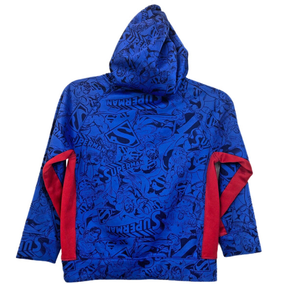 DC Comics Superman Hoodie Sweatshirt Youth S 6/7 READ Colorful Lightweight Layer - Picture 3 of 13